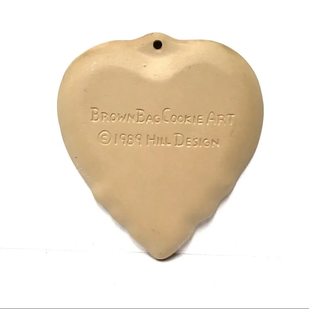 1989 Brown Bag Cookie Art heart shaped tulips‎